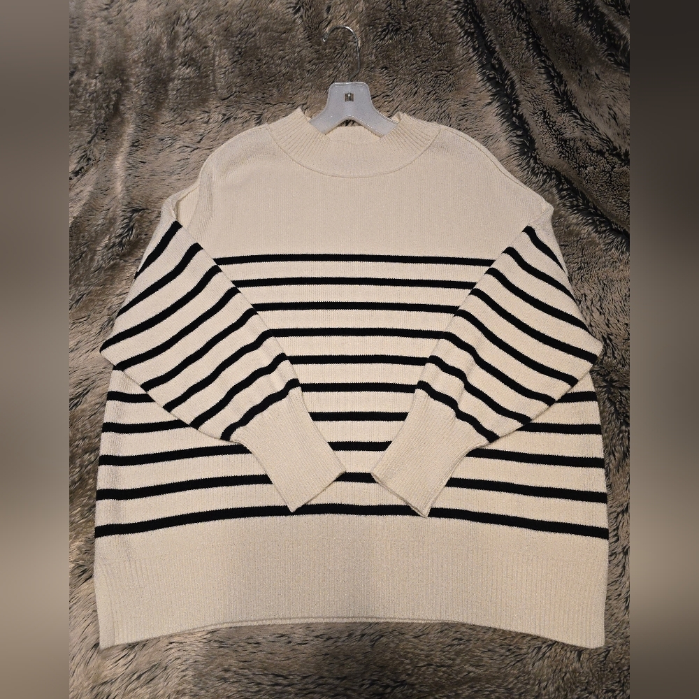 ZESICA Women's Fall Casual Long Sleeve Crew Neck Oversized Sweater Medium